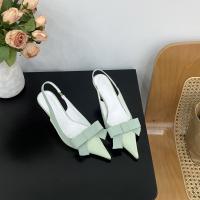 Stiletto tacones altos bolsa francesa cabeza sandalias zapatos de hadas nuevo temperamento arco puntiagudo solo zapatos - details 22