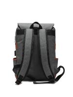 Mochila retro para ordenador portátil con puerto de carga USB, mochila de viaje impermeable para hombres y mujeres - details 31