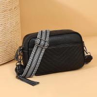 Bolso de Mano de Cuero Genuino para Mujer Color Sólido con Borlas Bolso de Hombro de Cuero de Vaca - details 9