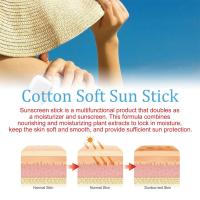 Barra de protección solar suave de algodón, corrector Natural, protección solar, crema protectora para la piel, cuidado coreano, 1 ud. - details 6