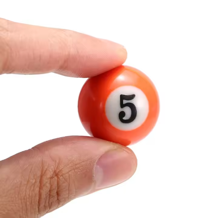 Bolas de billar para niños de 25/32/38mm, Material de resina, bolas de mesa, bolas de billar pequeñas, pelota de entrenamiento multifuncional, Mini bola de billar - 1