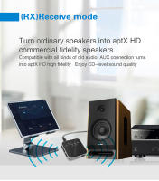 Receptor y transmisor Qualcomm Bluetooth 5,2, adaptador de Audio inalámbrico 2 en 1 aptX LL HD adaptable de 3,5 MM, AUX, Dongle para TV, PC, Kit de coche - details 7