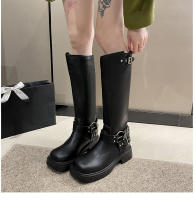 Botas De Tacón Grueso Para Mujer, Nuevas Botas Vaqueras Occidentales De Cabeza Cuadrada Retro - details 7