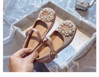 Zapatos de tacón alto para niños, zapatos de princesa para niña pequeña, zapatos de cuero - details 20