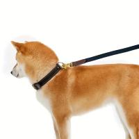 Collar de cuero con tachuelas para perro, correa de cuero adecuada para perros grandes, antimordeduras - details 9