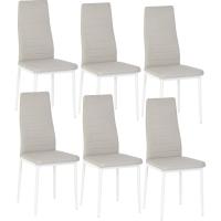Sillas de Comedor Juego de 4 Sillas de Metal para Cocina, Silla de Mesa Comoda Silla con Asiento Tapizado, Negro - details 78