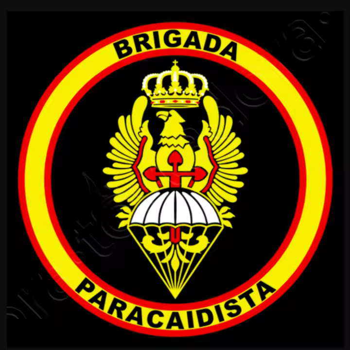 España Camiseta Brigada Paracaidista hombres Camiseta manga corta 100% Camisa de algodón - 1