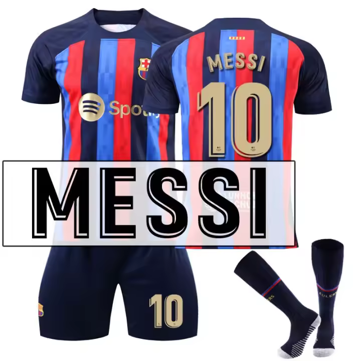 Conjunto De Ropa Infantil Para Niños Y Niñas Fan De Camiseta De Entrenamiento Uniforme Deportivo Casual Unisex Verano Poliéster - 1