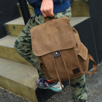 Mochila Grande De Lona Para Hombres Nueva De Alta Calidad Mochila Escolar De Hombros Grandes Para Viajes Moda Camping Bolsas Simples - details 2