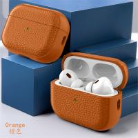 Funda dura de TPU de alta calidad para AirPods Pro 2, 2023, 2022, funda protectora de cuero estampada para auriculares de Apple, novedad - details 9