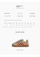 Zapatillas de deporte para mujer, zapatos para caminar, correr, informales, patrón de bloque de Color, cómodos, primavera y verano - details 2