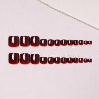 Punta de resina ble Color rojo brillante sólido Ideal para mujeres y niñas en actividades de fiesta - details 2