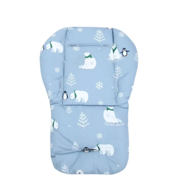 Cojín para cochecito de bebé con patrón de dibujos animados, accesorios para cochecito, forro para asiento, alfombrilla para cochecito, cojín para asiento de bebé, asiento de coche - 1