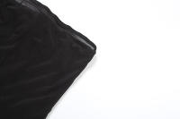 BUNO-2024 verano Maxi vestido de mujer Vintage elegante negro moda sin mangas ajustado espalda descubierta Irregular borla vestidos de fiesta bata de calle - details 8