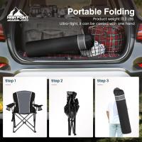 Silla Plegable de Camping (Negro) - details 6