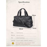Nuevo Bolso de Viaje de Mano de Cuero Genuino para Hombres Bolso de Equipaje de Negocios Corto - details 0