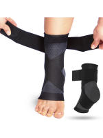 2Pcs Adjustable Sports Ankle Support Compression Brace Protector - details 2