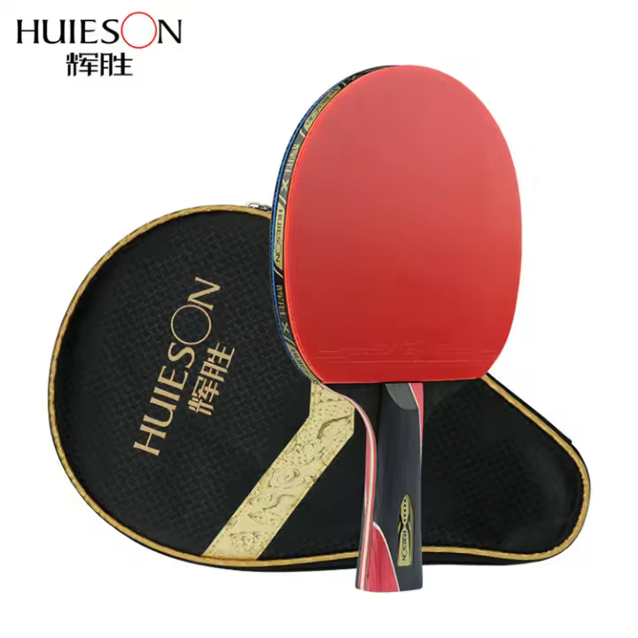 Raqueta de Tenis de Mesa Profesional Paquete Individual Cinco Estrellas - 1