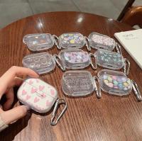 Funda de dibujos animados Pro de silicona suave brillante para estuche de carga de auriculares con corazón colorido 3, 2, 1 - details 1