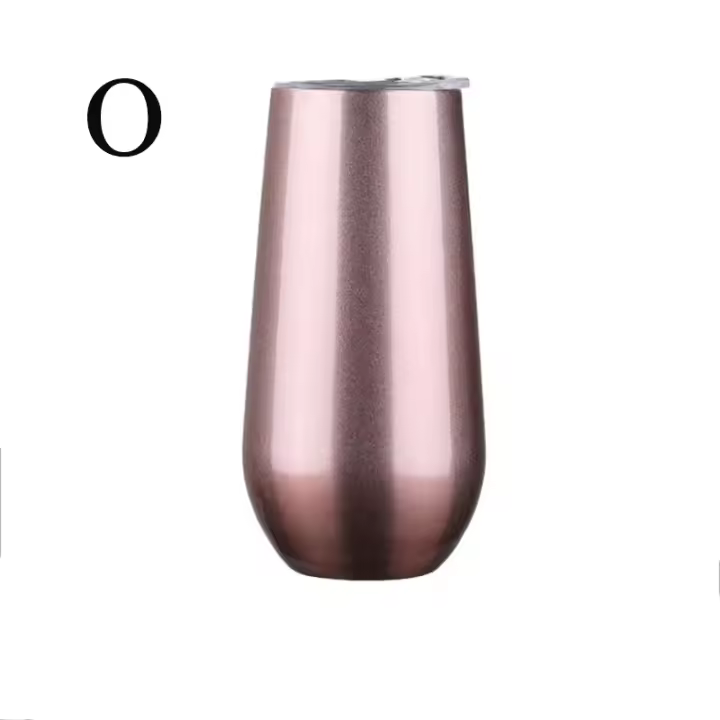 Copa de champán de Maple inoxidable de 6 oz with Grifos, Copa de cerveza y Vino, Gift de Taza para Fiesta de Bodas y Festivales - 1