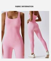 Mono de Yoga de Manga Larga Conjunto Deportivo para Mujeres Ropa de Gimnasio de Moda - details 4