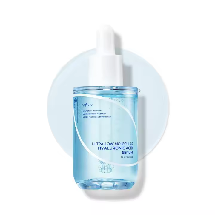 Sérum de Ácido Hialurónico Ultra-bajo Molecular ISNTREE Absorción Rápida - 1