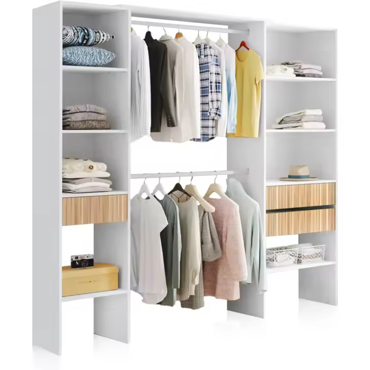 Armario Reversible Nitza Blanco Artik y Natur Medidas 190cm x 187cm x 40cm - 1