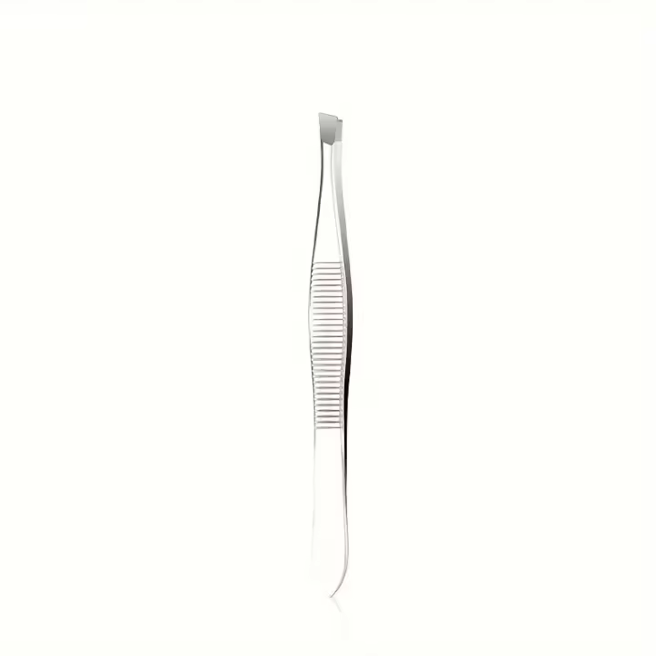 Pinzas para depilación, herramienta de maquillaje de cejas con gradiente, cortadora de cejas inclinada de acero inoxidable, herramienta de depilación y maquillaje - 1