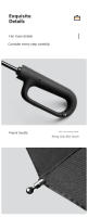 Paraguas reforzado Extra grande, resistente al viento, resistente a la lluvia, doble propósito, resistente a los rayos UV, totalmente automático, hebilla de anillo - details 12