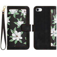 Funda tipo billetera de cuero premium para Motorola Moto G05 G14 G15 Power G24 G34 G54 G84 E15 G 5G Play KickStand Flowers Strap Card Slot Cover - details 18