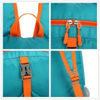 Mochila plegable de nailon de 25 litros con correas ajustables - Muy delgada, sin forro, con cremallera, ideal para exteriores, senderismo, correr y viajes cortos - Ideal para mujeres, equipo de senderismo |   Bolsa con correas ajustables |   Cierre con - details 12