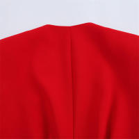 OUWU- Traje de oficina elegante para mujer, chaleco rojo, blazer con cuello en V, fajas sin mangas, blazer de cintura alta, pantalones de pierna ancha, moda 2025, conjuntos de verano - details 6