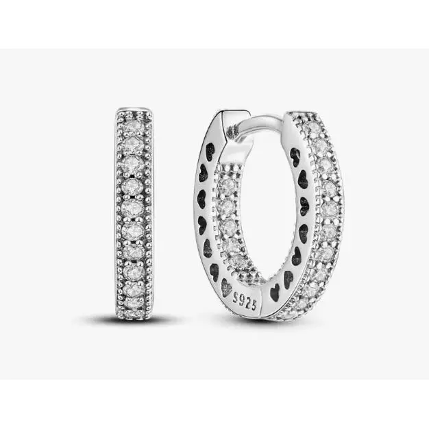 Pendientes de plata de ley con forma de corazón para mujer: el regalo de joyería perfecto - 1