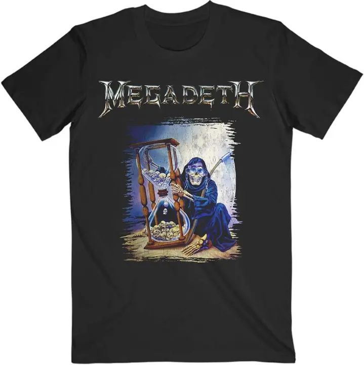 Meadeth Countdown Hourglass camiseta oficial para hombre, Unisex, negro - 1
