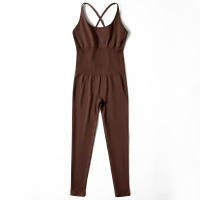 Mono ajustado para mujer, mono deportivo informal para todas las estaciones, ropa deportiva ajustada sin mangas, mono todo en uno, ropa para mujer - details 40