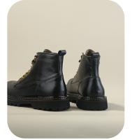 Botas cortas de media caña informales retro de cuero Zapatos de cuero versátiles británicos botas de herramientas - details 9