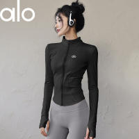 ALO YOGA nueva chaqueta mujer slim fit YOGA ropa manga larga ciclismo al aire libre protección solar running fitness top mujer verano - details 2