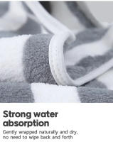 Nueva casa suave para hombres y mujeres, toallas de baño cómodas de algodón grueso absorbentes de secado rápido para ducha - details 4