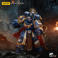 JOYTOY Figura de Acción Ultramarines Marneus Calgar Maestro de Capítulo con Blindaje MKX Gravis y Guantes Modelo Militar de Anime 40K - details 5