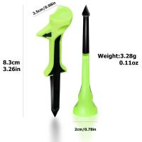 Tees de Golf con inserción Diagonal diseñados, soporte de plástico para mejorar la distancia, reemplazo antipérdida, Tee de plástico para campo de Golf - details 0