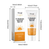 Protector solar de ácido hialurónico SPF50 + crema protectora antioxidante resistente al agua refrescante aislante de bloque solar hidratante duradero - details 10