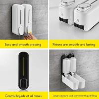Dispensador de jabón de pared, 350ml, jabón de manos, gel de ducha, baño, cocina y oficina - details 5