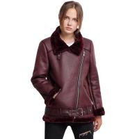 Abrigos gruesos de piel sintética para mujer, chaqueta de piel de oveja, prendas de vestir de aviador, Casaco femenino, Invierno - details 7