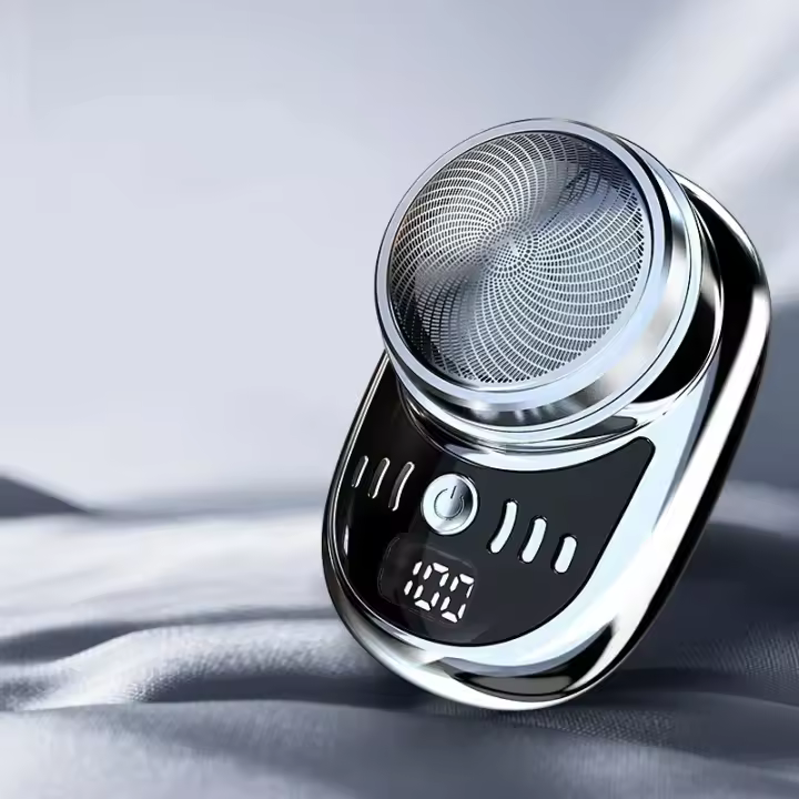 Mini Afeitadora eléctrica de viaje para hombre, maquinilla de afeitar portátil de bolsillo, recargable, inalámbrica, para Barba y cara - 1