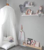 Mosquitera colgante para decoración de cama de bebé, cortinas de tul para dormitorio, casa de juegos, habitación de niños - details 5