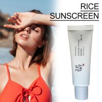 Calmante Sol Hidratante Fresco Calmante Protección Solar Calmante Protección Solar Arroz Protector Solar Crema Ligera Fórmula - details 3
