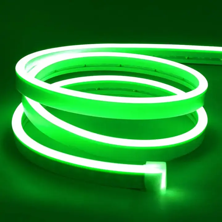 Tira de luces LED de neón, cinta Flexible de silicona, 12V, 16,4 pies/5M, para cocina, interior y exterior - 1