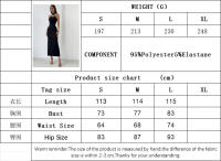 Vestido largo y delgado sin mangas para mujeres - details 2