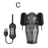 Juguetes para hombres masturbador masculino retraso duradero entrenador productos sexuales glande vibrador para hombre - details 8