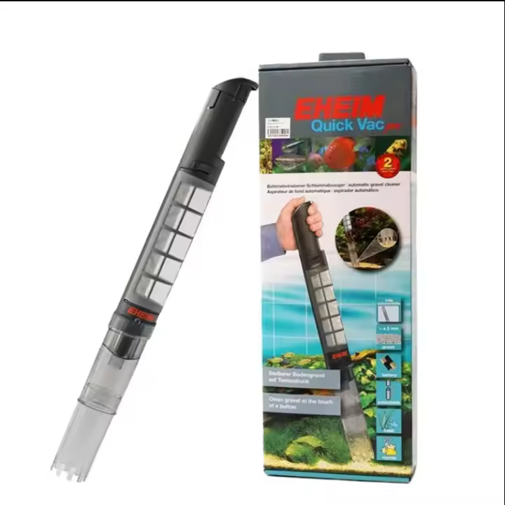 EHEIM Quick Vac Pro Filtro ajustable para acuarios de agua dulce y salada Micro Skimmer de superficie con bomba - 1